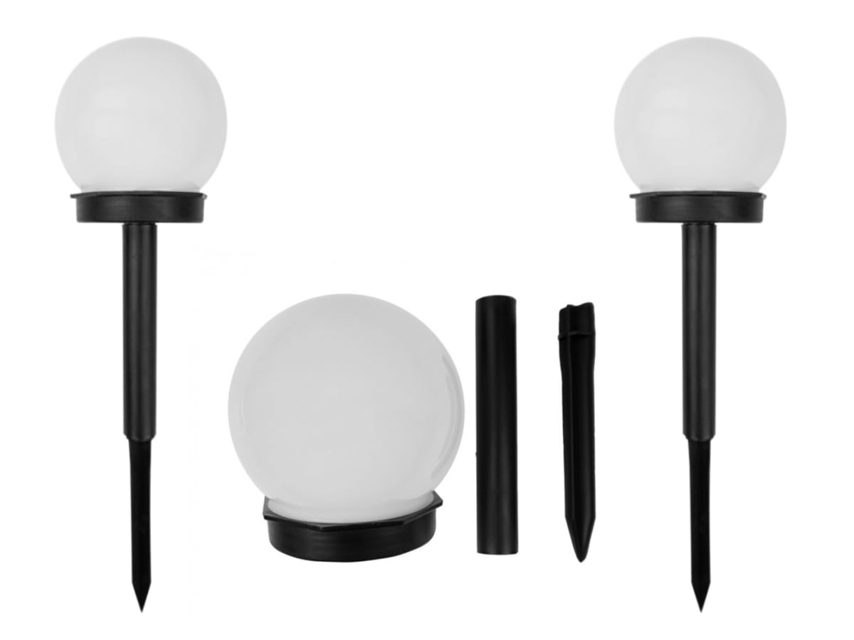 Lampa solarna wbijana LED SSO-5 okrągły klosz
